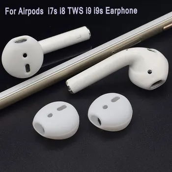 

For Airpods Wireless Bluetooth For Air Pods I10 LK-TE8 i7s i8 TWS i9 i9s Earphone High Quality Silicone Ear Caps Case Ear pads