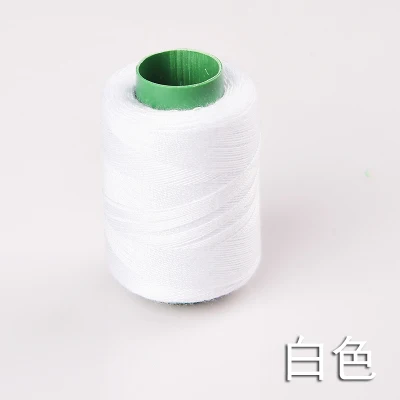 DIY ручные швейные нитки 1 шт. для машины полиэстер разных цветов в упаковке пригодится для повседневной жизни - Цвет: Белый