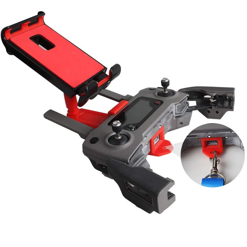 

Remote Control Bracket for DJI Mavic 2 Pro Zoom Drone 360 Degree Rotated Front View Support Holder for Phone Tablet Mount Clip