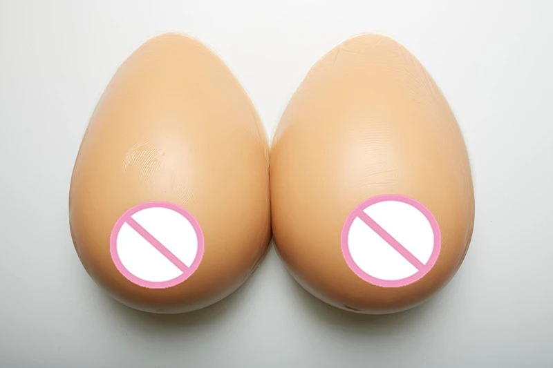 

Silicone Breast 1400g/pair Brown Realistic Breast Artificial Breast Crossdresser Breast Forms Fake Boobs Adhesive