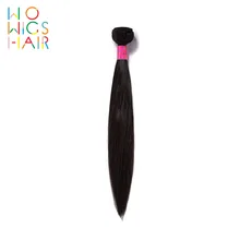 WoWigs волосы прямые малазийские волосы с однонаправленной кутикулой человеческих Инструменты для завивки волос 1/3/4 шт натуральный Цвет