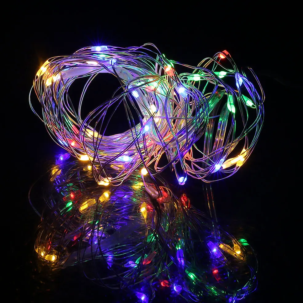 

2pcs 6m 60 LED String Light Party Decoration 3AA Battery Box With Remote Control