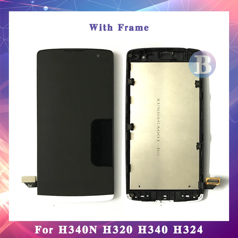 

4.5'' For LG LG Leon H340N H320 H340 H324 C50 MS345 Y50 LCD Display Screen With Touch Screen Digitizer Assembly High Quality
