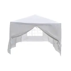 Pop Up Canopy Pavilion waterproof белая палатка 3*6 м шесть сторон складная палатка навес для беседки открытый праздничный свадебный навес-США наличии