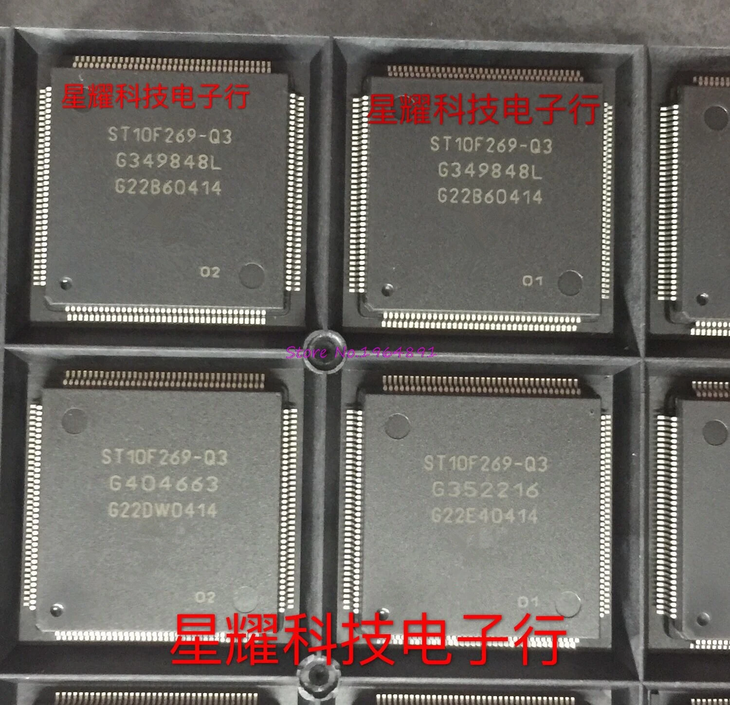 

2pcs/lot ST10F269-Q3 ST10F269 10F269 QFP-144 In Stock