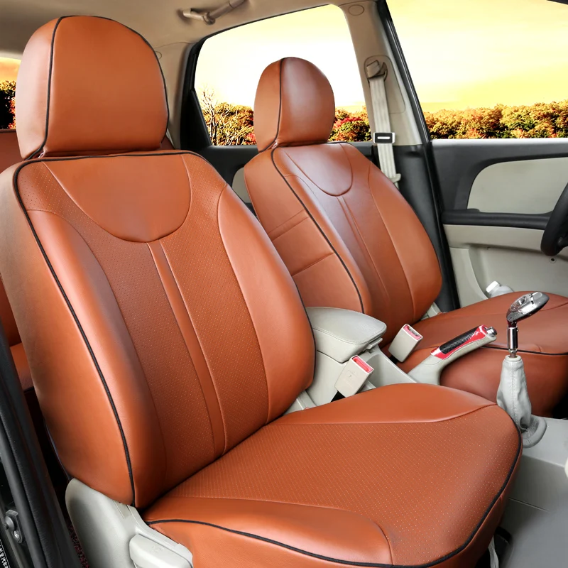 

auto accessories special seating all-inclusive leather car seat covers 4 seasons cushion set for h3/5/6 haval lifan x60 cc jetta