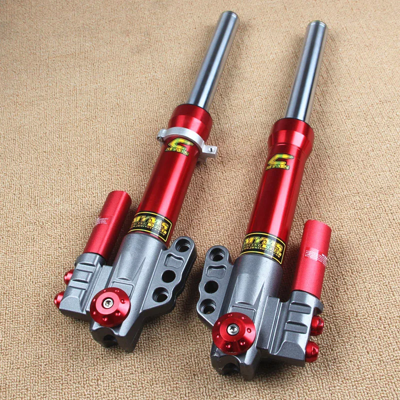 

Keoghs Motorcycle Front Shock Absorber Fork Suspension 380/400mm 30mm Mount Not Adjustable For Yamaha Scooter Modify