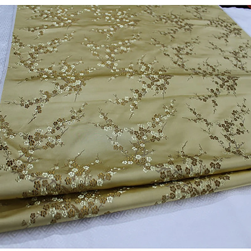 100 см x 75 см, европейский стиль, высокая точность, слива, жаккард, гобелен, сатин, жаккард, парча, ткань для обивки, ткань для лоскутов