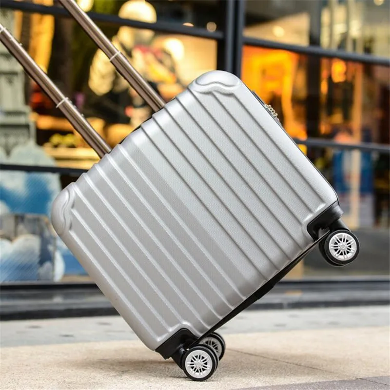 EVISPO 16inch trolley Adult luggage spinner wheels towbar body men and font b women b font