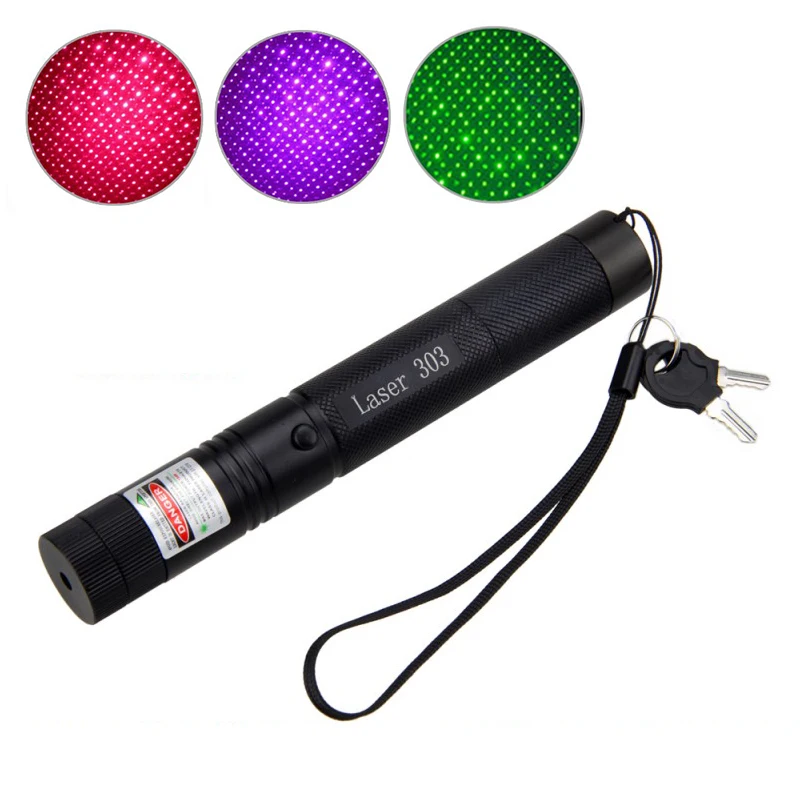 Mini Laser Pointer 650NM Lazer Pen Light Teaching Outdoor Playing Strong Visible Light Beam