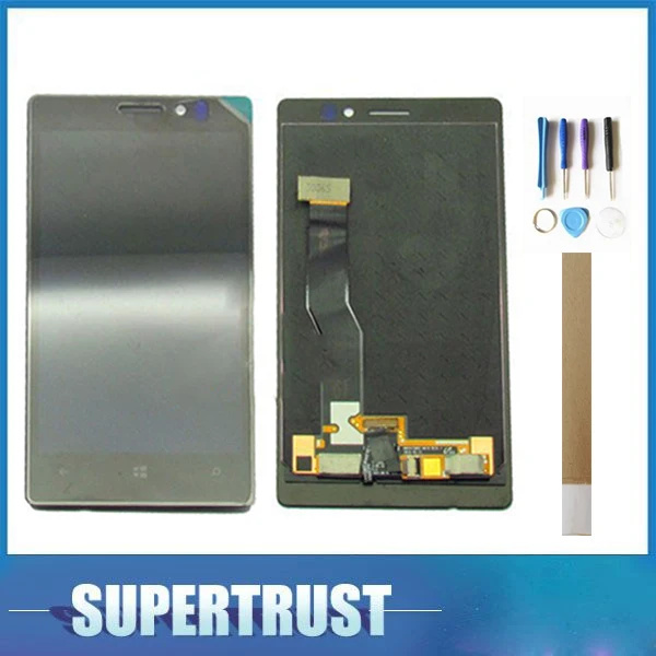 Для Nokia lumia 925 N925 RM-893 ЖК-дисплей сенсорный экран дигитайзер сборка черный белый
