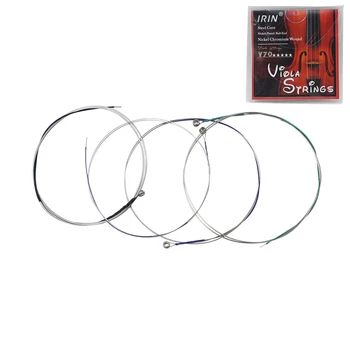 

4pcs/lot Durable Viola Strings A D G&C Steel Core Nickel Chromium Wound Exquisite Strings for Musical Instruments Accessories