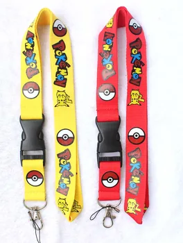 

Factory direct price wholesale -Free Shipping mixed Pikachu Lanyards Neck lanyard Strap Keys Camera ID Card Lanyard