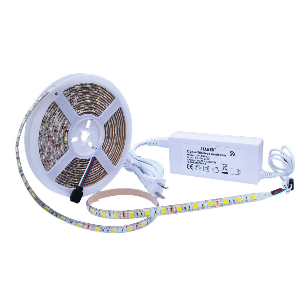 AC100-240V 13 Вт 5 м/16.4Ft 300LED интеллектуальные полосы света (Zigbee версия) поддерживается смартфон Гостиная Спальня дома Вечерние