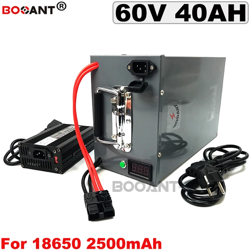 Электрический велосипед литиевая батарея 60 V 40AH для Bafang BBSHD 1000 Вт 2000 Вт 3000 Вт Мотор 60 V Аккумулятор для е-байка с металлической коробке + 5A Заря... Электрический велосипед литиевая батарея 60 V 40AH для Bafang BBSHD 1000 Вт 2000 Вт 3000 Вт Мотор 60 V Аккумулятор для е-байка с металлической коробке + 5A Заря...