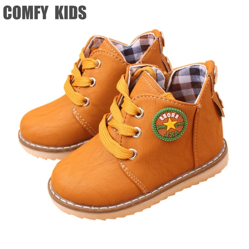 Fashion children boots boys girls snow boot shoes kids spring autumn