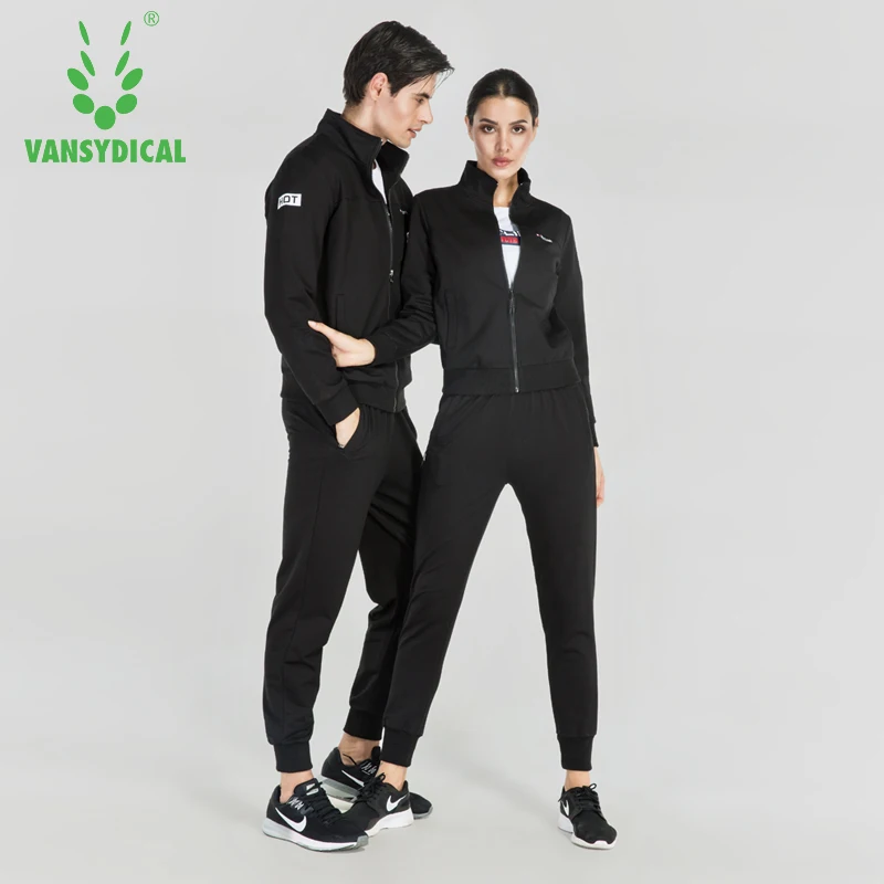 VANSYDICAL зимняя куртка для бега спортивный костюм пары мужчин и женщин осенне