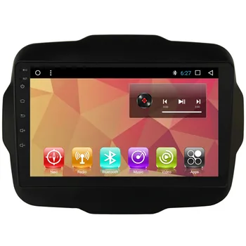 

9" Android Car Multimedia Stereo Radio Audio DVD GPS Navigation Sat Nav Head Unit for Jeep Renegade 2015 2016 2017 2018