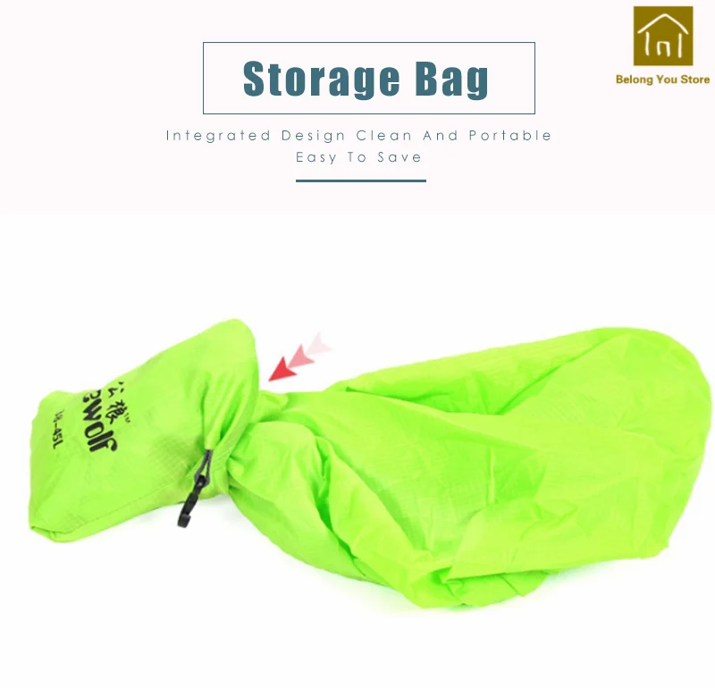 Портативный альпинистский дождевик для сумок рюкзак водонепроницаемый дождевик Сумка для туризма, кемпинга Galocha Chuva багажные Чехлы WKU007