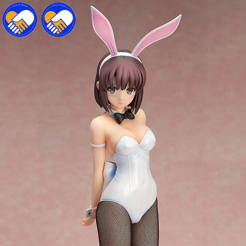1/4 масштаб 36 см Saenai Heroine No Sodate kata Megumi Kato Bunny фигурка девушки уши кролика ver ПВХ