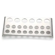 22 Отверстия нержавеющая сталь полка Стенд наконечник питания Инструменты Красота тела татуировки пигментные чернила крышка подстаканник 1 шт