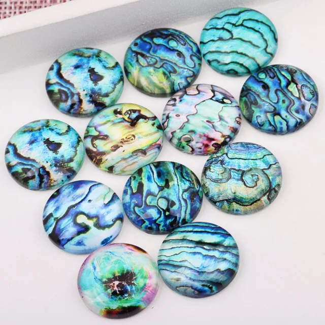 onwear mixed seashell abalone photo glass cabochon 12mm 10mm 14mm 18mm 20mm diy onwear mixed seashell abalone photo glass cabochon 12mm 10mm 14mm 18mm 20mm diy