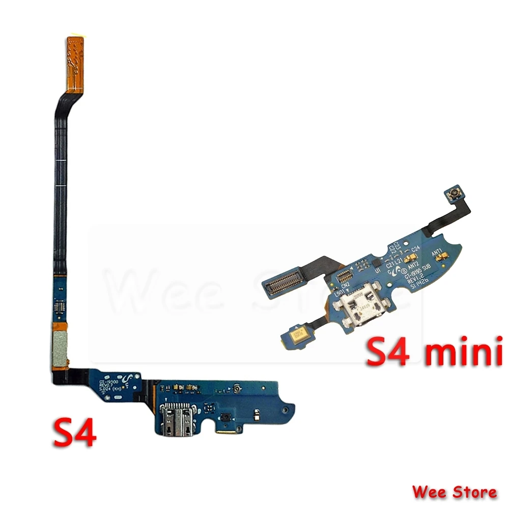 

Dock Charging Flex For Samsung Galaxy S4 I9500 I9505 S4 Mini I9190 I9192 I9195 Original USB Port Dock Connector Flex Cable