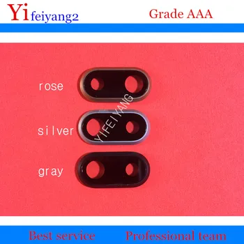 

50pcs YIFEIYANG OEM New Back Camera Glass Lens Cover With Ring Frame bezel For iPhone 8 plus 5.5"