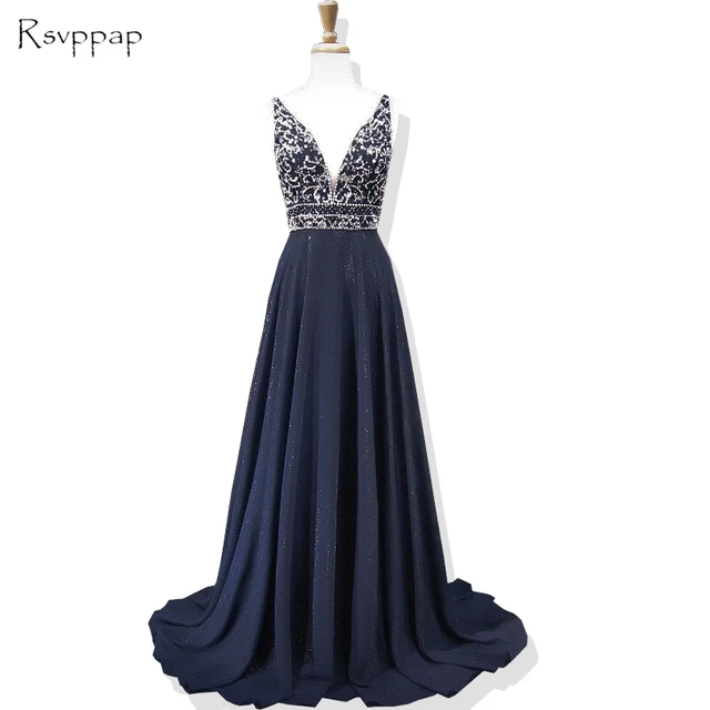 Navy Blue Prom Dresses