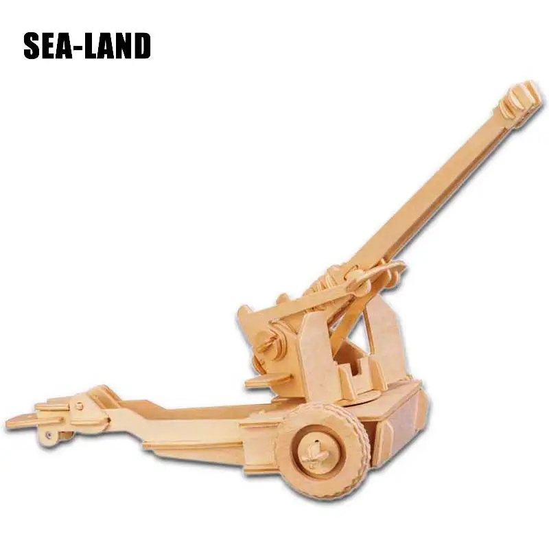 

Educational Puzzle Wooden Toy For Children 3D Puzzles Exquisite Cannon Children Toys Diy High Quality Wood Toys A Gift For Adult