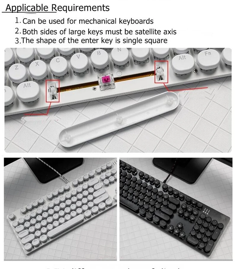 DIY Keycap Ретро СТИМ панк пишущая машинка ключи для механической клавиатуры Кнопка 104 стандартная клавишная крышка макет США