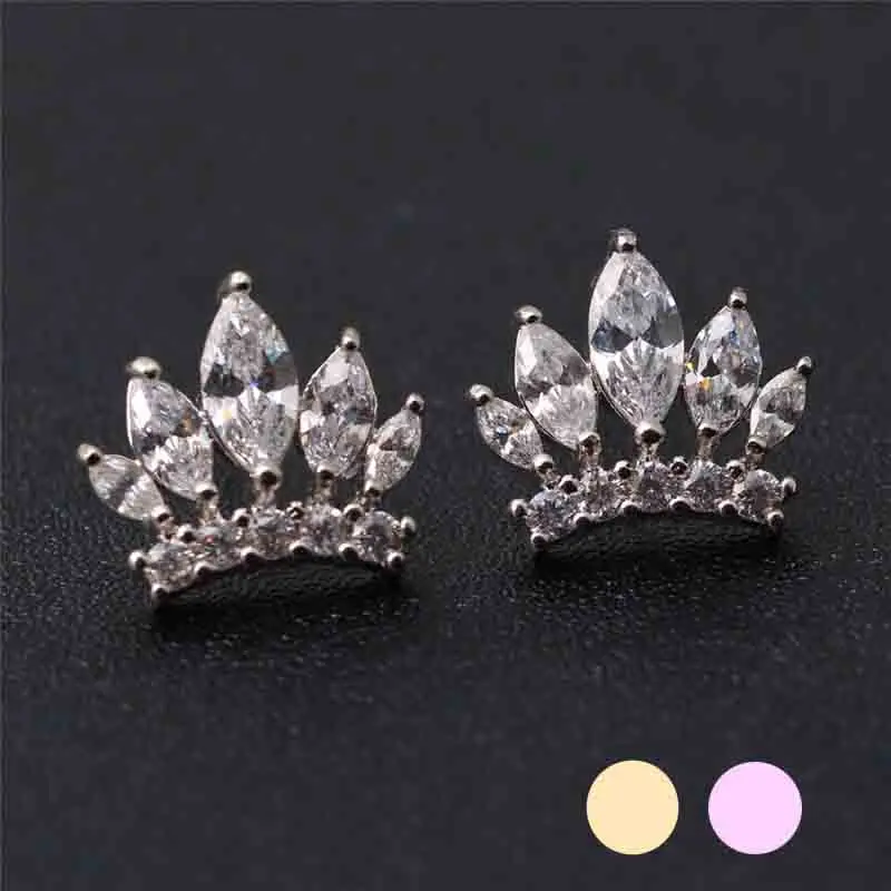 Серьги женские из серебра с цирконом модные ювелирные украшения для свадьбы