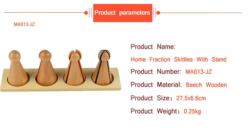 Для детей 3-6 лет, дошкольные учебные материалы, Монтессори, математические игрушки, обучающий материал, обучающая деревянная игрушка, игры с дробью, MA013-JZ