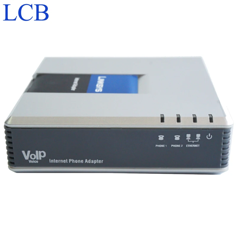 Разблокированный телефон LINKSYS PAP2 NA VOIP речевой адаптер 2 FXS SIP порты VoIP телефонный