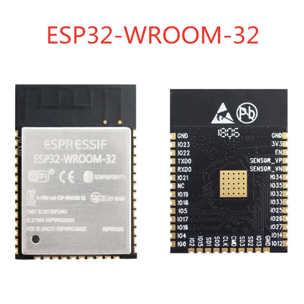 10 шт ESP32 ESP-WROOM-32 WiFi+ Bluetooth 4,2 двухъядерный процессор MCU с низким энергопотреблением 2,4G ESP32-WROOM-32 4 MB/16 MB FLASH