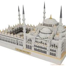 Строительство 3D бумажная модель ахмедской мечети в Судане DIY образовательная родитель-ребенок ручная Складная Бумажная модель