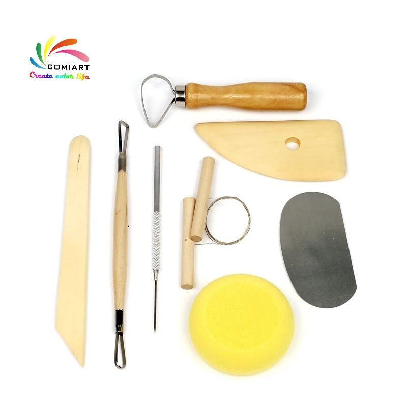 Pottery Clay Modelling Tool Sculpture Kit Set Polymer Clay Shaper