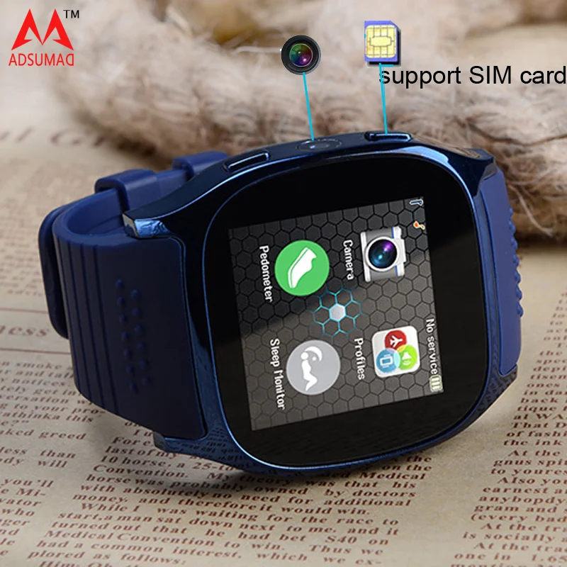 

M26 T8 smart watch bluetooth MTK6261D LBS base positioning camera supports SIM card wireless call answer phone 100pcs/lot DHL