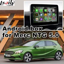 Android 6.0 caixa de interface de vídeo de navegação GPS para Mercedes benz uma caixa de interface de vídeo NTG 5.0 Audio20 COMANDO classe W176 waze