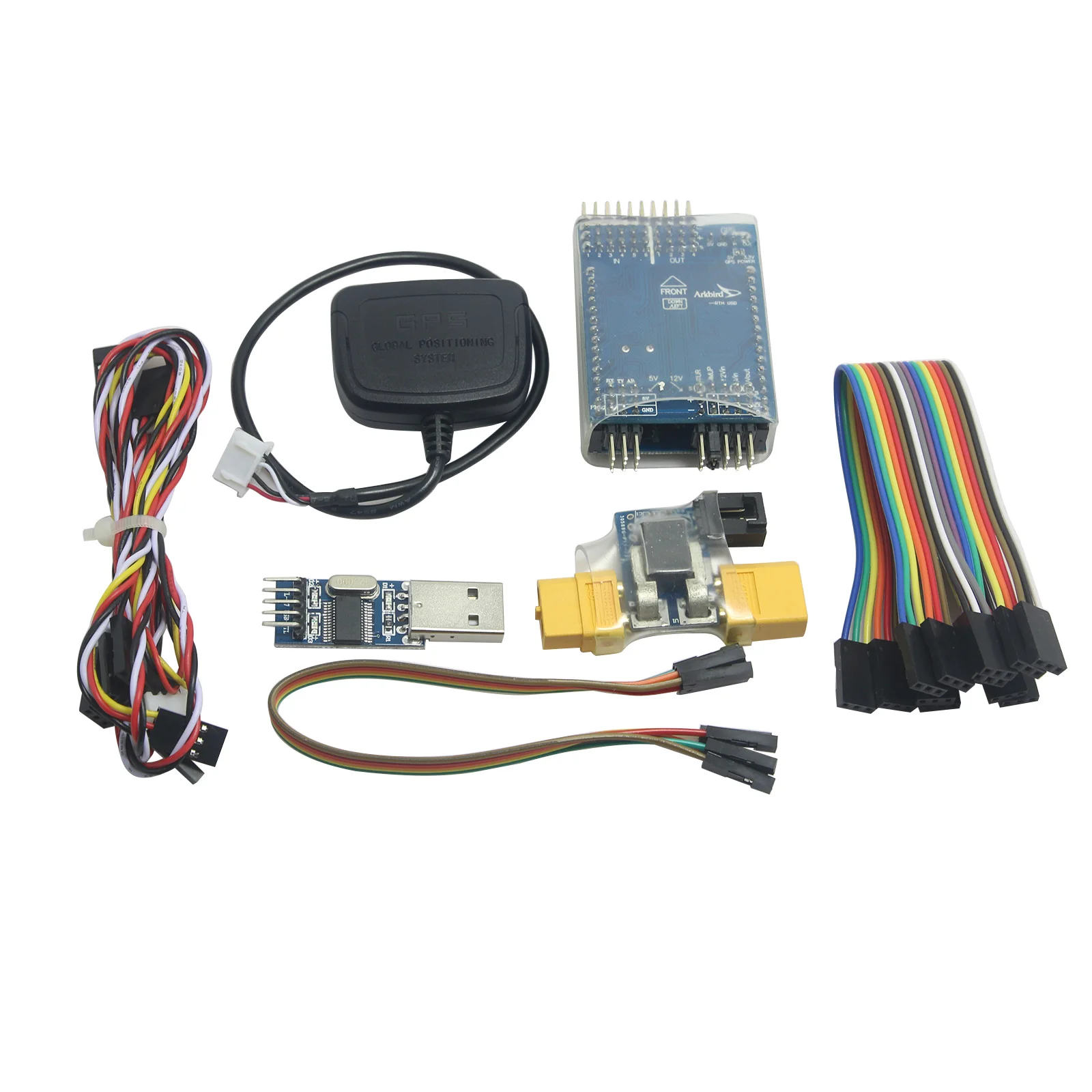 Контроллер полета ARKBIRD с M8N GPS и измерителем тока Встроенный OSD барометр для FPV