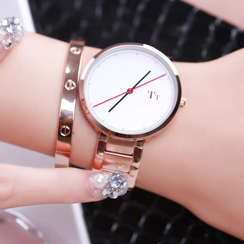 Waterproof Simple Wrist Steel Belt Fashion Watch Female Wrist Watches for Women