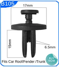 CNIKESIN B108 50 шт. 10 мм Автомобильный нажимной щит фиксаторы зажимы крепеж автомобильный бампер, крыло фиксированный зажим для BMW Subaru