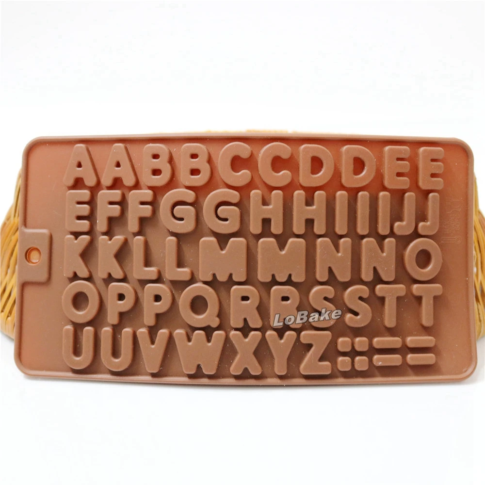 English alphabet letters shape 21*10.5cm silicone ...