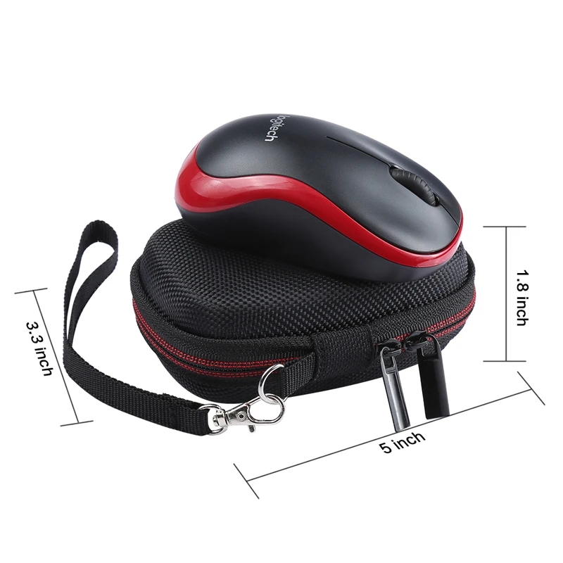 

Carry for Logitech M185 Wireless Mouse Bag(only case)