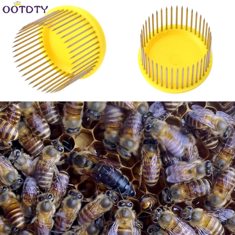 Пчеловодная королева игольчатый Тип пчелиная клетка сталь захватывающая ловушка оборудование инструменты