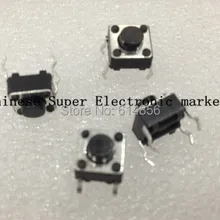100 шт./лот тактильная нажимная кнопка переключатель 6x6x5 мм 6*6*5 мм