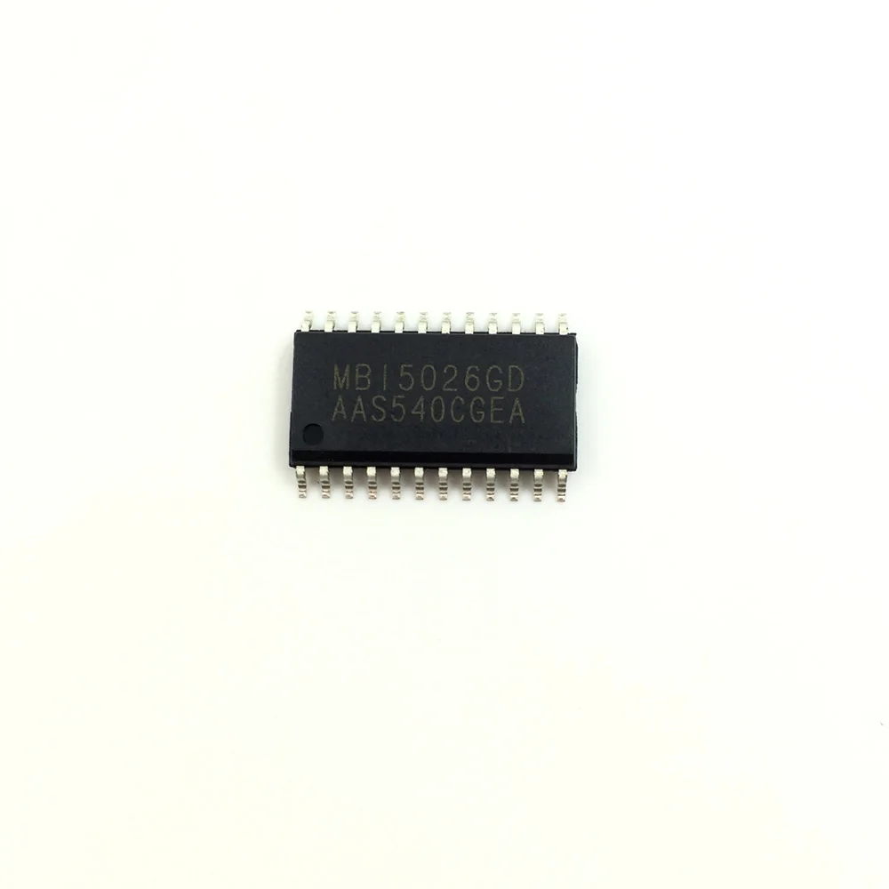 50 шт./лот MBI5026GD MB15026GD MBI 5026GD драйвер светодиодного дисплея чип SOP24 1,27 MM SMD автомобиля iс чип