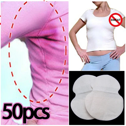 50pcs/lot Underarm Dress Clothing Sweat Perspiration Pads Shield