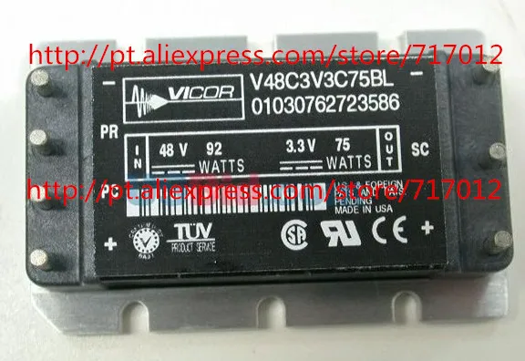

Free Shipping V48C3V3C75BL3  DC/DC48V-3.3V-75W Power buck module,Can directly buy or contact the seller