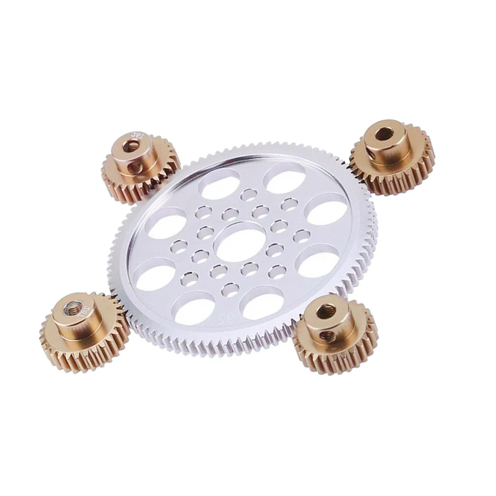 80T+28T Motor Gear Alloy Pinion Cogs Gear for Sakura CS S XIS D4 RC Car